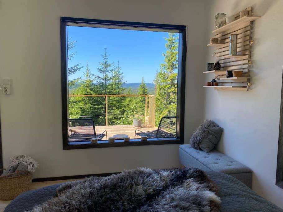 Forest Cabin With Stunning Mountain View & Sauna Torsby Extérieur photo