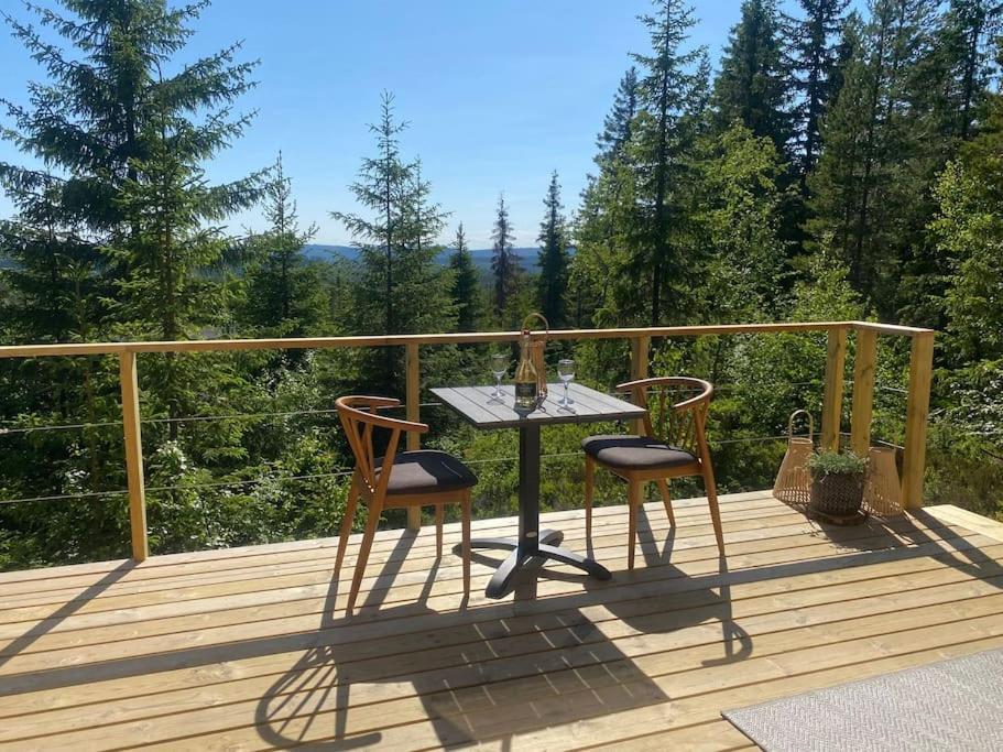 Forest Cabin With Stunning Mountain View & Sauna Torsby Extérieur photo