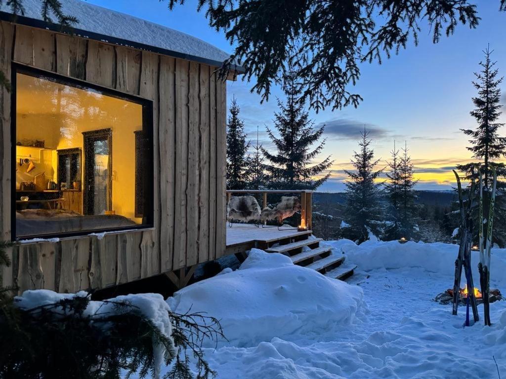 Forest Cabin With Stunning Mountain View & Sauna Torsby Extérieur photo
