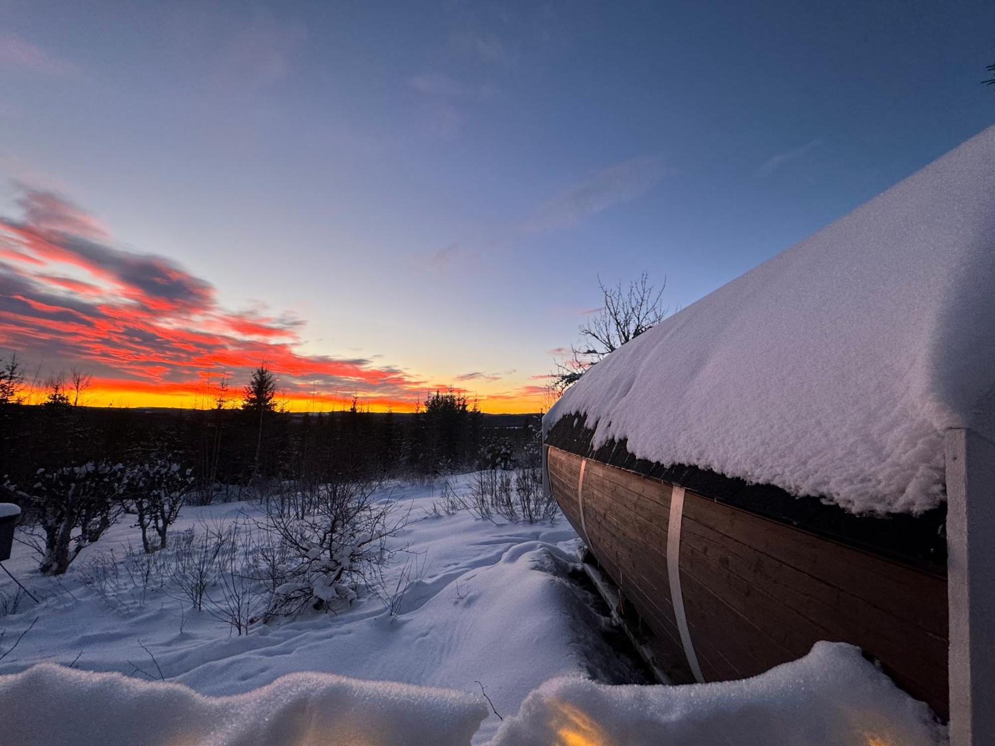 Forest Cabin With Stunning Mountain View & Sauna Torsby Extérieur photo